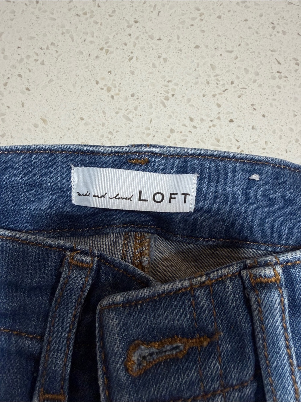 LOFT Dark Blue High-Rise Women's Jeans
